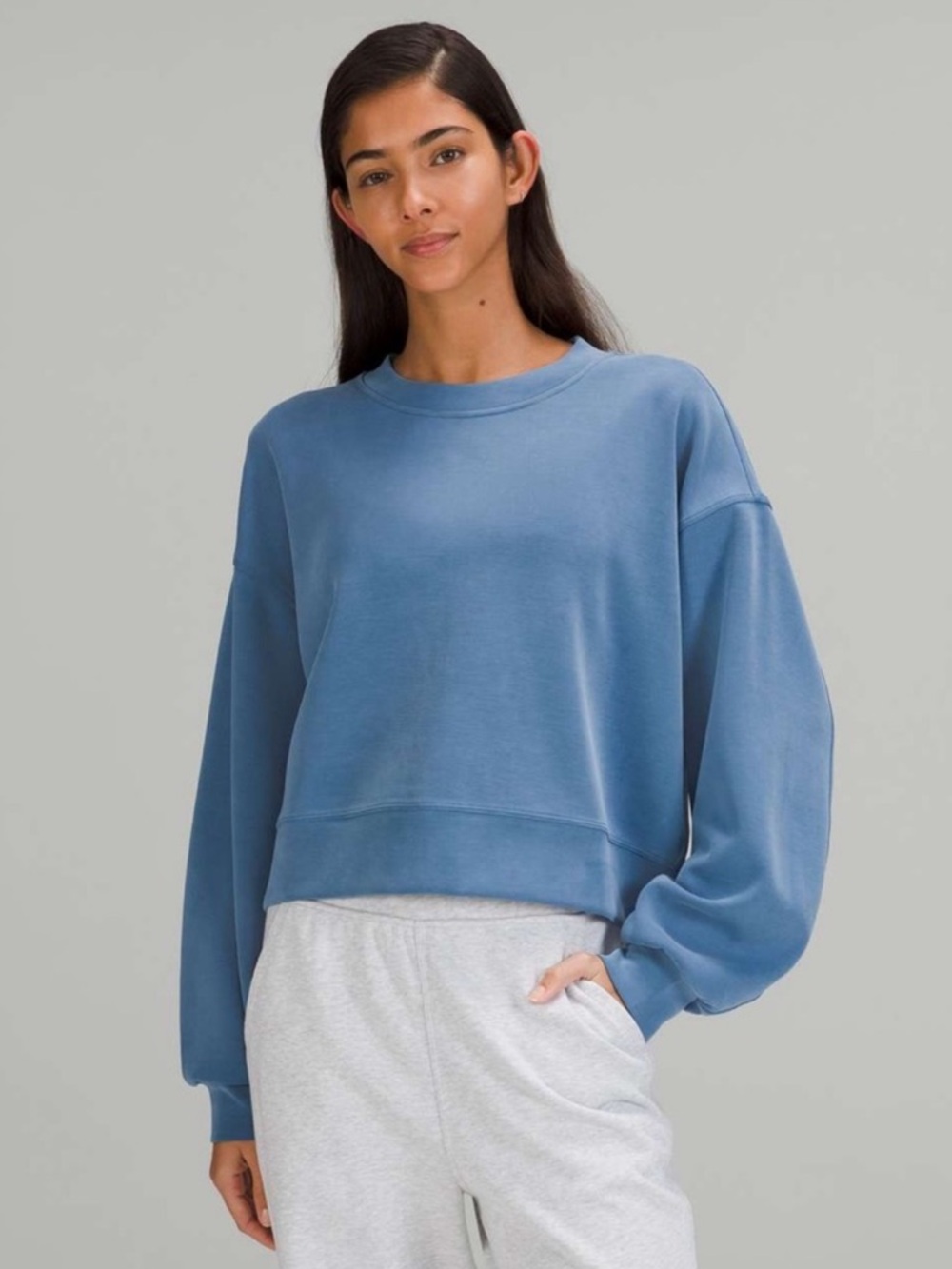 lululemon Softstreme Perfectly Oversized Cropped Crew